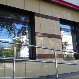 Противопожарное алюминиевое окно нестандартного размера / серия FRM5118